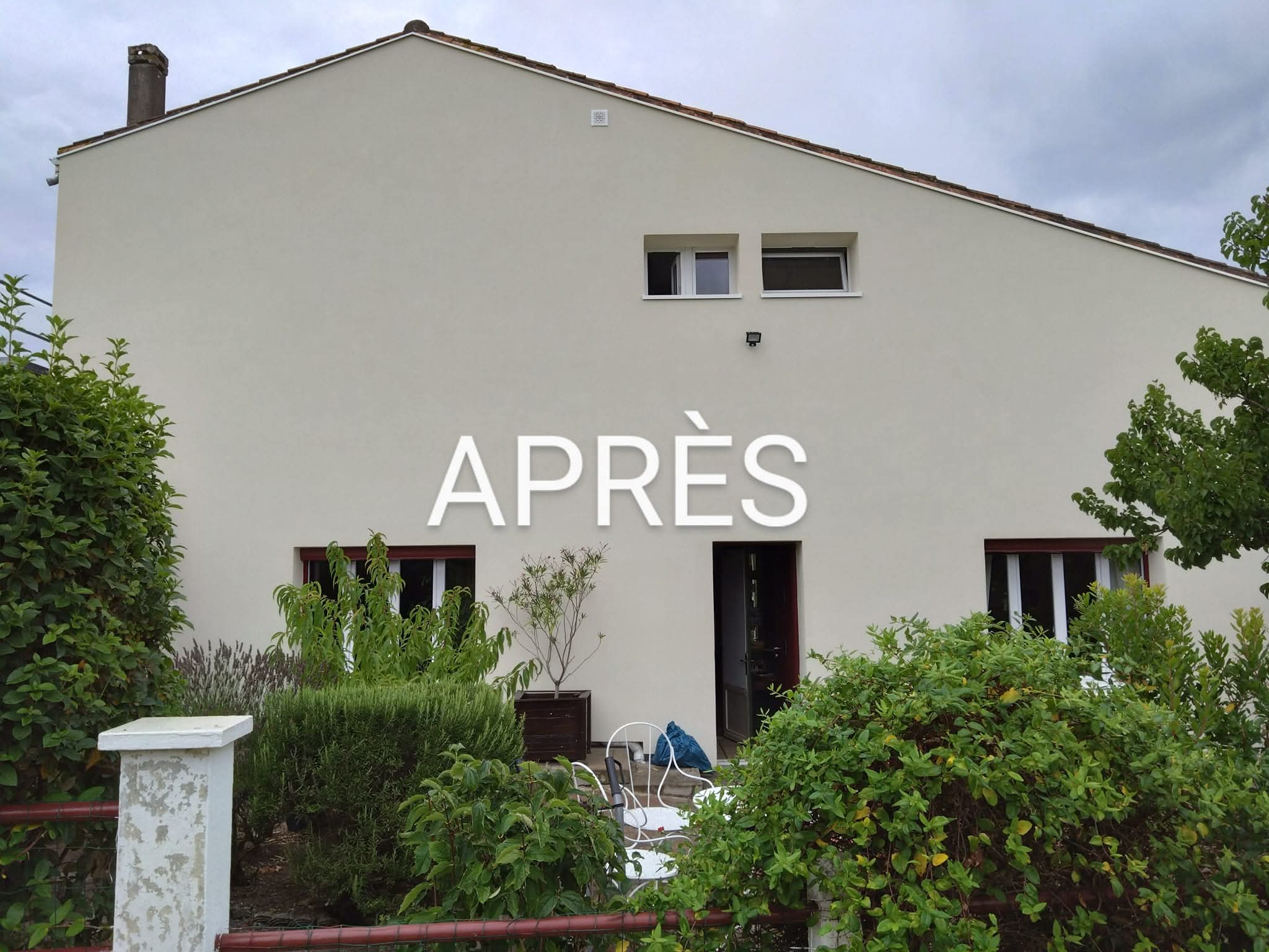 Maison individuelle après ravalement façade
