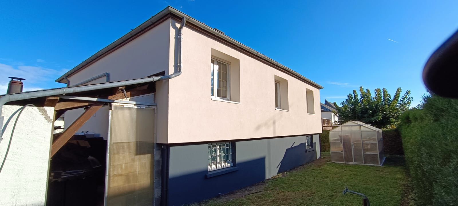 Maison après ITE - vue latérale
